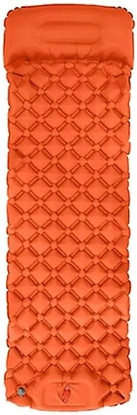 GaRcan Camping Mattress NylonSleeping Pad Inflatable Air Mattresses Hiking Trekking Bed Pillow Ultralight Cushion Mat