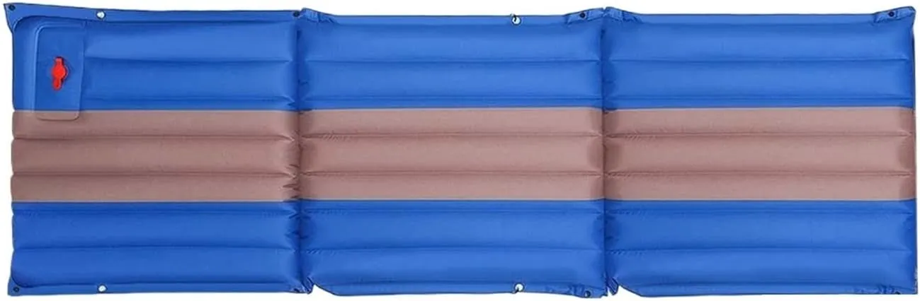 GaRcan Camping Sleeping Pad Outdoor Inflatable Mattress with Pillows Travel Mat Bed Ultralight Air Cushion Hiking Folding Pad