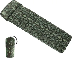 GaRcan Inflatable Sleeping Mattress Inflatable Sleeping Pad Camping Mat with Pillow Air Mattress Cushion Sleeping Bag Inflatable Sofa Beautiful Scenery