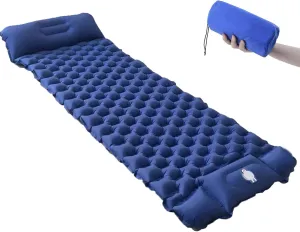GaRcan Inflatable Sleeping Mattress Lightweight, Portable Sleeping Pad, Ultralight Camping Mattress with Pillow, Ultralight and Small Pack Size, for Hiking and Outdoor