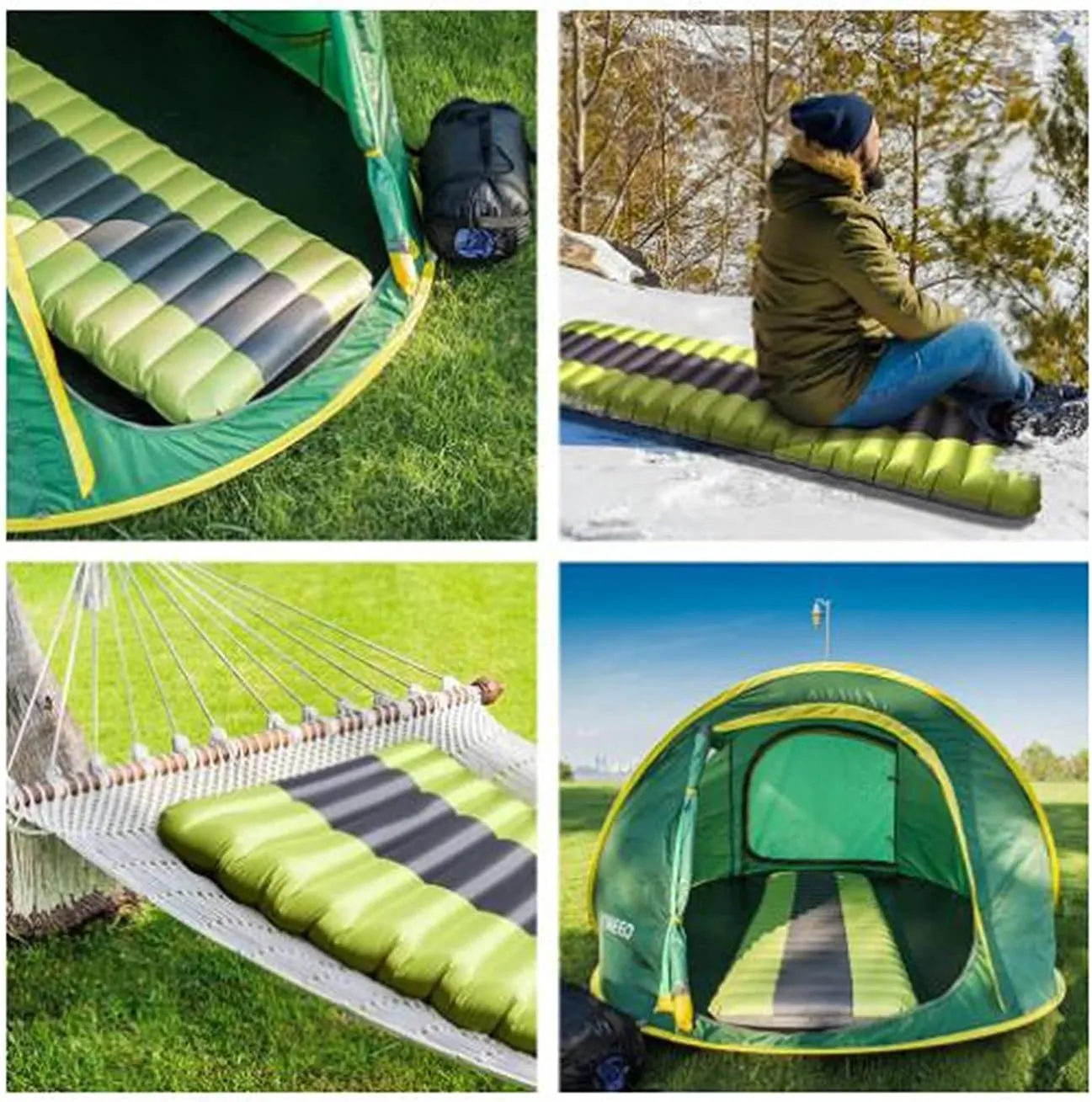 GaRcan Inflatable Sleeping Mattress Outdoor Inflatable Air Mattresses Inflatable Sleeping Pad Ultralight Camping Mat Moisture-Proof Hiking Beautiful (B 183 X 57 X 2.5cm)