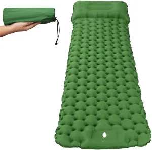 GaRcan Inflatable Sleeping Mattress Self Inflating Camping Mat, Inflatable Sleeping Mat Ultralight Sleeping Pad, Inflatable Sleeping Mat with Pillow, Waterproof and Moisture-Proof Roll Mats,