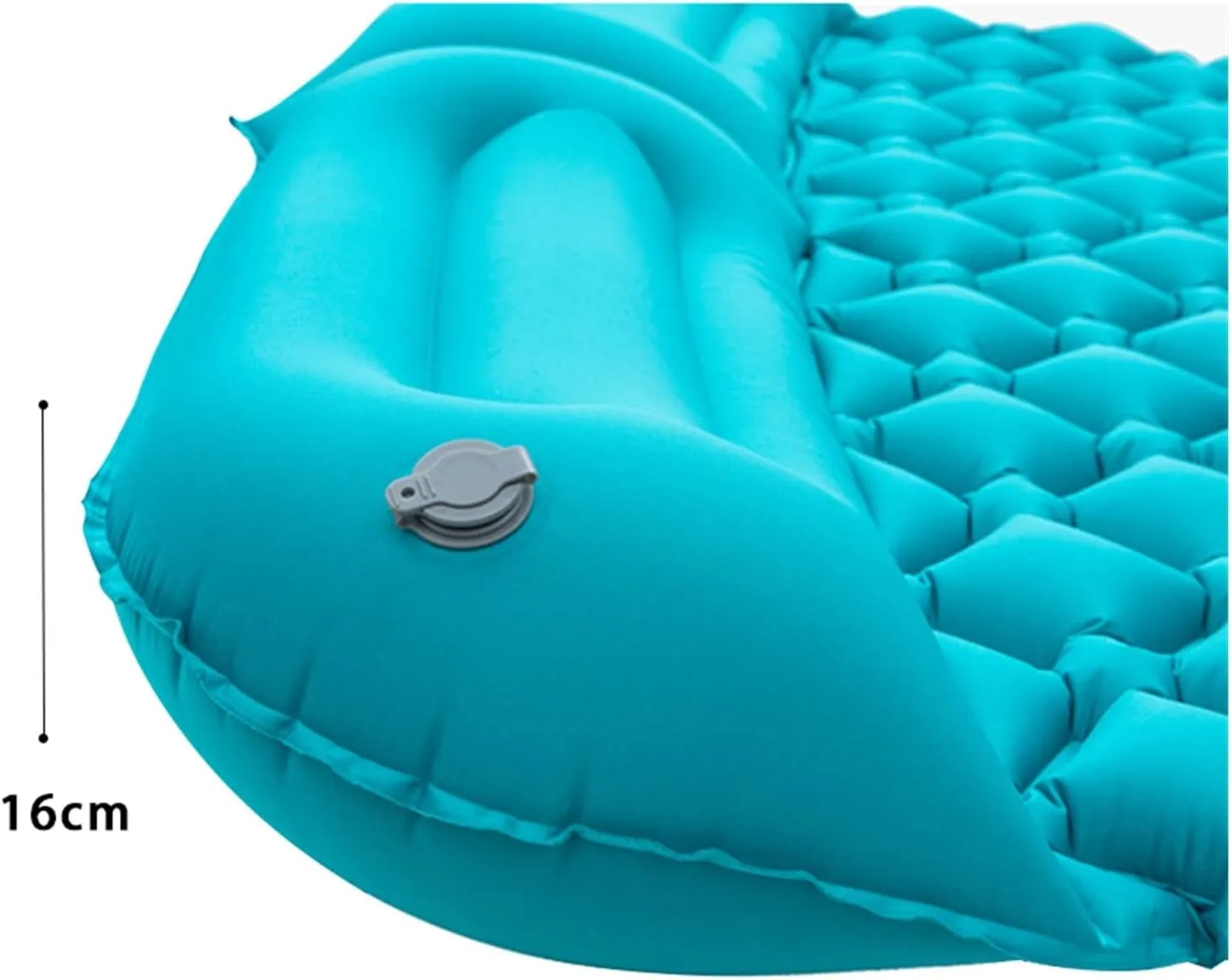 GaRcan Outdoor Camping Mat Double Inflatable Sleeping Pad Extra Wide Tent Sleeping Pad Portable Ultralight Air Mattress Bed for Hiking (B)