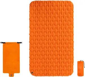 GaRcan Sleeping Mats Camping Camping Sleeping Mat, Widen Double Inflatable Sleeping Pad Mat, Waterproof Outdoor Camping Mattress for Backpacking Hiking Traveling Beautiful Scenery