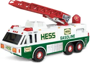 Generic Hess Emergency Rescue Fire Ladder Truck1996 by Amerada Hess Corporation, White, Medium