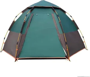 GeRRiT Tent,Camping pop-upSetting Hydraulic Thickened Rainproof Suitable for 5-8 People Camping Travel Color:Green