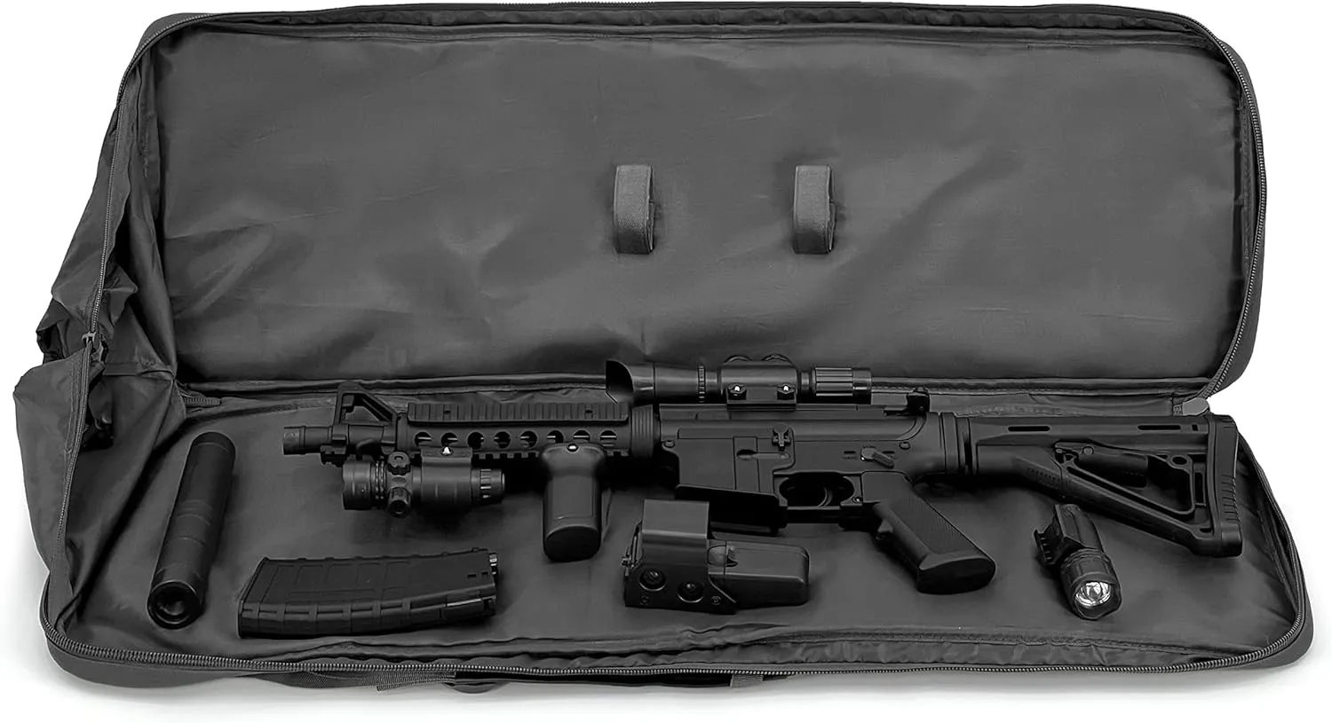 Gespann Tactical Rifle Backpack Soft Rifle Case Rifle Storage Holder for Hunting Trekking Hiking Fishing Rod Bag