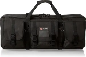G.P.S. 28" Double Soft Rifle Case - 28" L x 12.75" H x 9" W | Adjustable Durable Convenient Shooting Gear Storage w/MOLLE