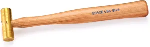 Grace USA Brass Hammer, Gunsmith Tools & Accessories, Gun Care, Woodworking, Machinist, Mechanic, Made in USA
