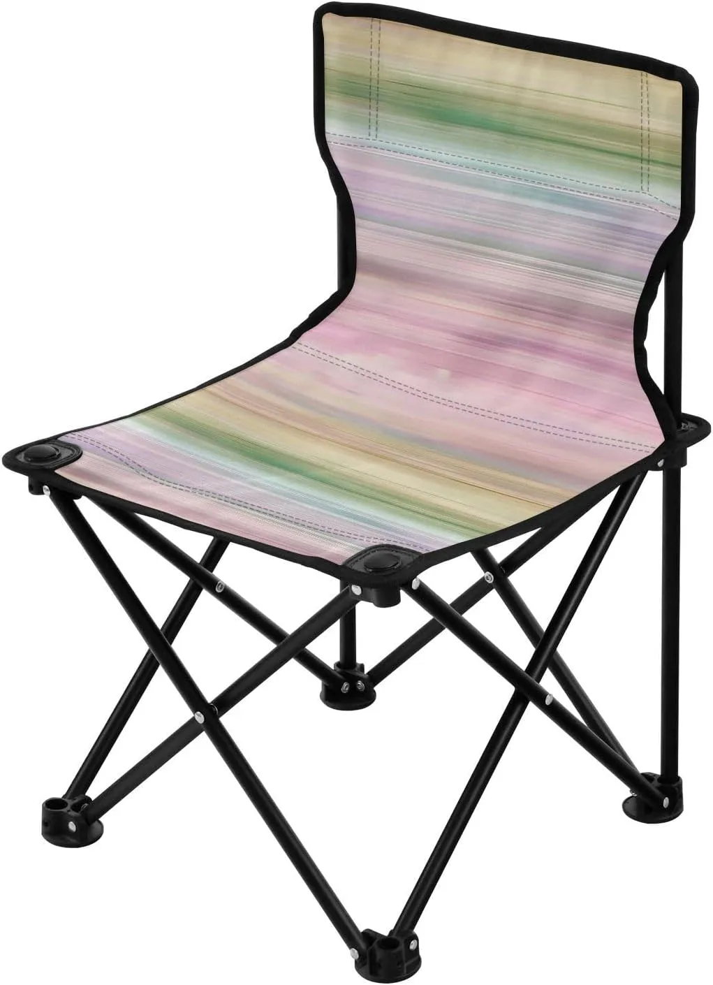 Gradual Change Compact Youth Camping Chair Ultra Lightweight Packable Chair with Carrying Bag Travel Chair for Traveling Outside