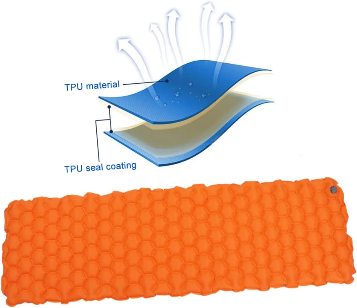 HANABASS Air Mattress Camping Waterproof Inflatable Sleep Mat Tent Sleep Pad for Outdoor