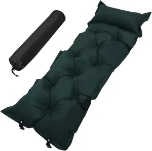 HANABASS Camping Bed for Adults Portable Sleeping Pad Self-Inflating Ultralight Inflatable Sleeping Mat 185x60x2.5cm