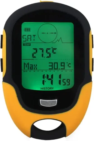 Handheld GPS Navigation Tracker Locator Tracker Receiver Portable Digital Altimeter Barometer Compass Navigation(1PCS)