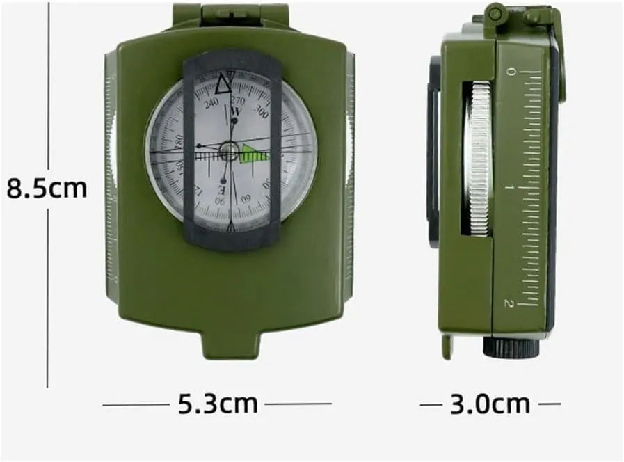 HBJWOV Outdoor Multifunctional Compass Needle High Precision Professional Camping Noctilucent Needle