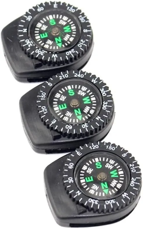 HBJWOV Outdoor Strong Magnetic Liquid-Filled Orienteering Compass Oil-Filled North Finr Watch Watch