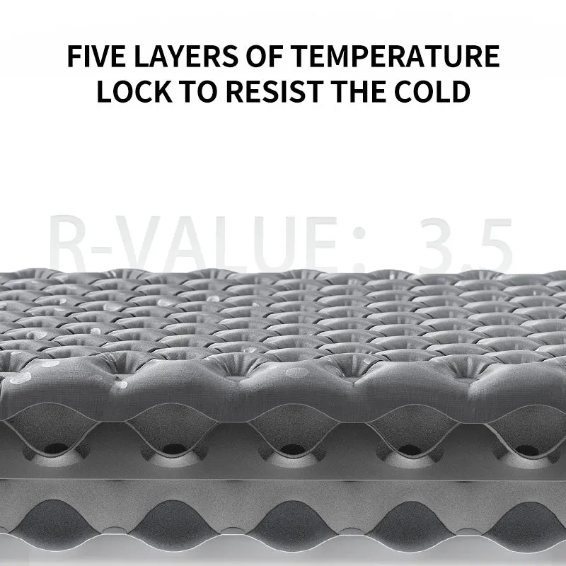 High R-Value Ultralight Outdoor Inflatable Sleeping Pad