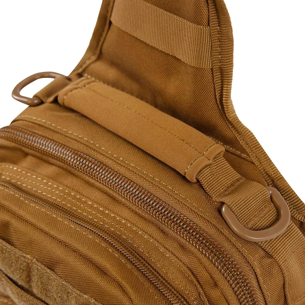 Highland Tactical Tactical Sling Backpack, Dark Desert, One_Size