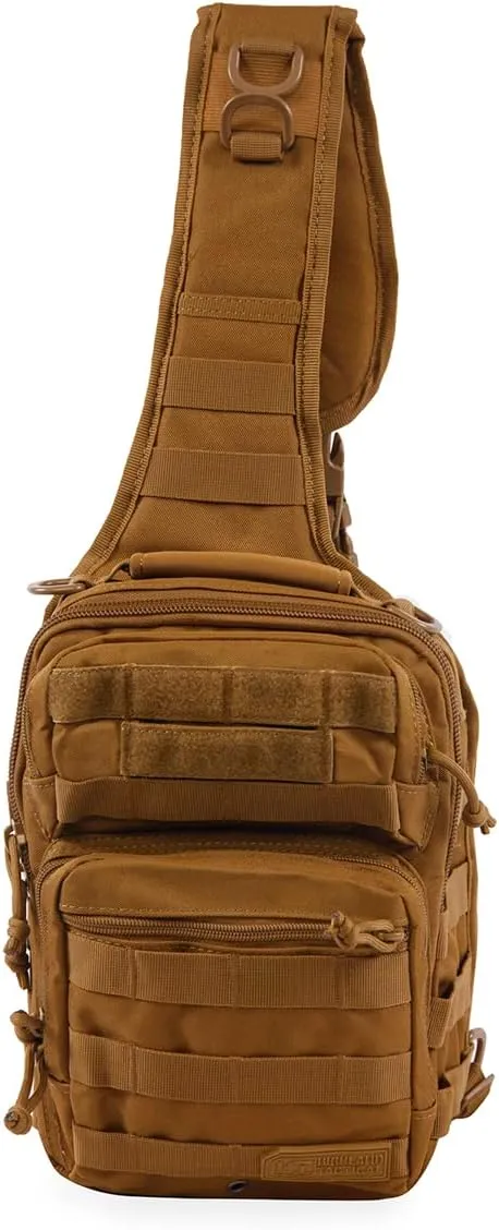 Highland Tactical Tactical Sling Backpack, Dark Desert, One_Size