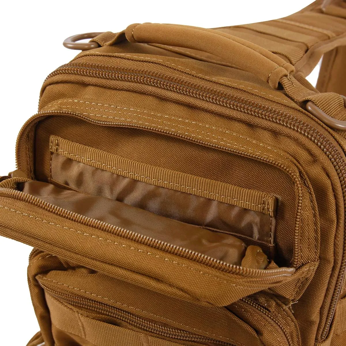 Highland Tactical Tactical Sling Backpack, Dark Desert, One_Size