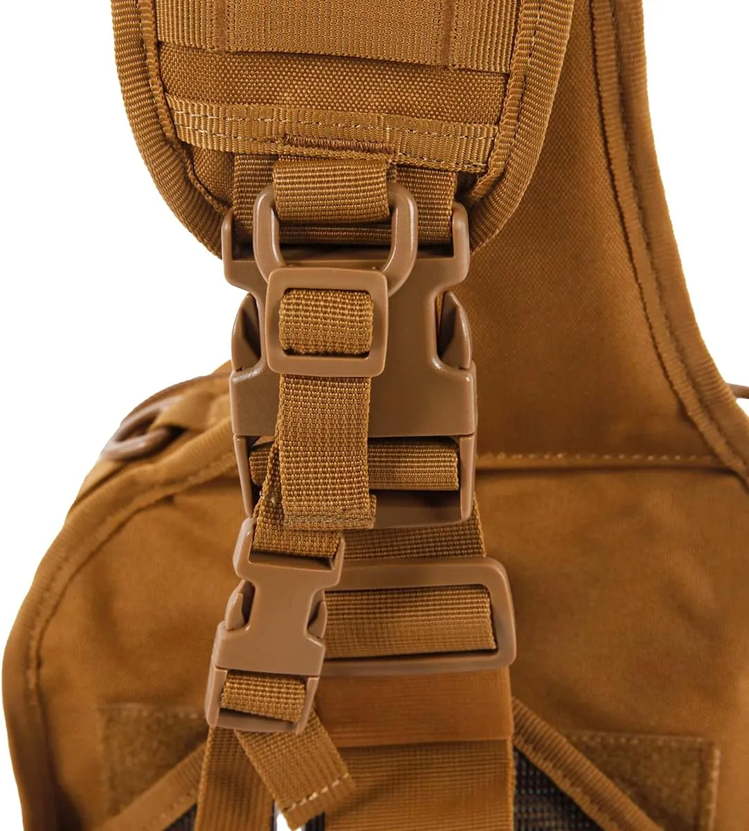 Highland Tactical Tactical Sling Backpack, Dark Desert, One_Size