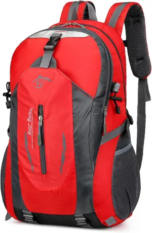 Hiking Backpack 40L Waterproof Lightweight Outdoor Hiking Trekking Daypack Travel Backpack for Men Women,hiking backpack(Red)
