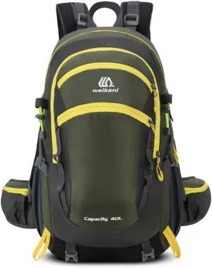 Hiking Backpack 40L Waterproof Travel Daypack Camping Backpack for Women Men