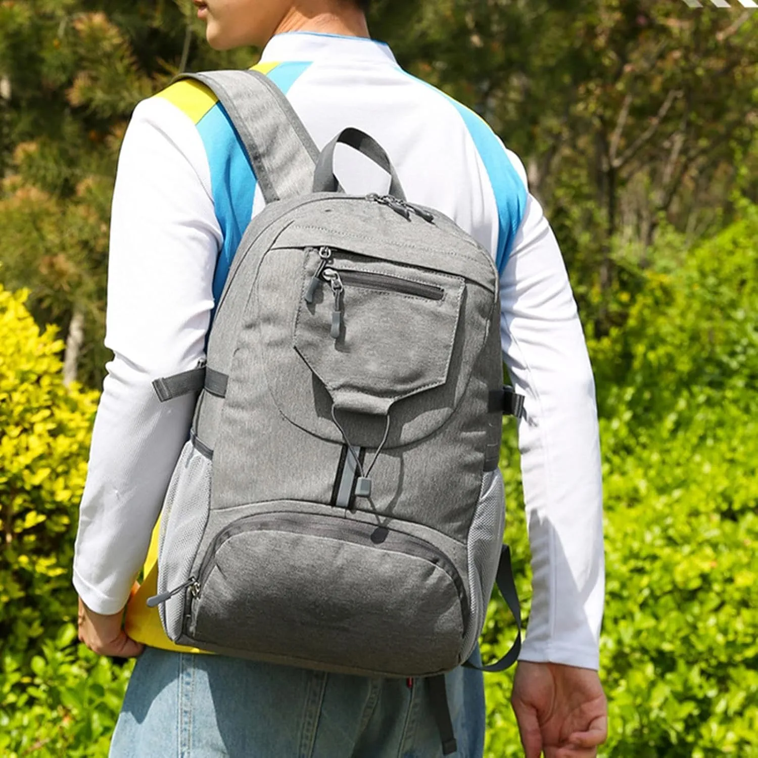 Hiking Backpack Waterproof - Lightweight Breathable Trekking Daypack | Hiking Daypack | Durable Outdoor Travel Day Bag Waterproof Travel Bag Reflective Stripes For Women Men | Small Compact