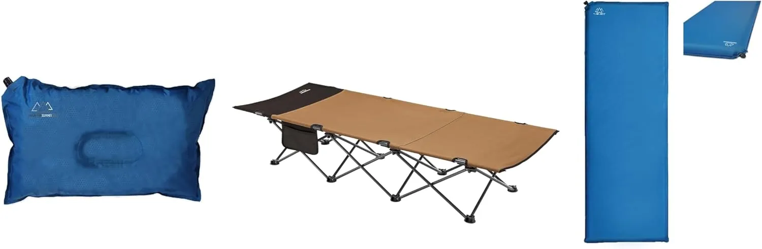 Horizon Camping Cot   3.5 Inch Inflatable Camp Pad   Camp Pillow