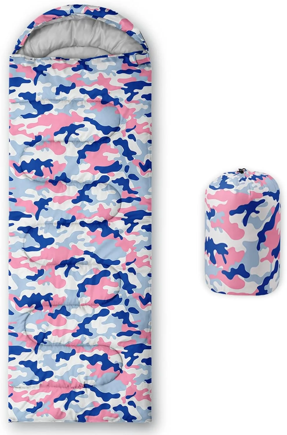 HOSIMA Butterfly Sleeping Bags for Adults and Kids for Camping,Black Gothic Ultralight Sleeping Bag for Cold Weather Summer.