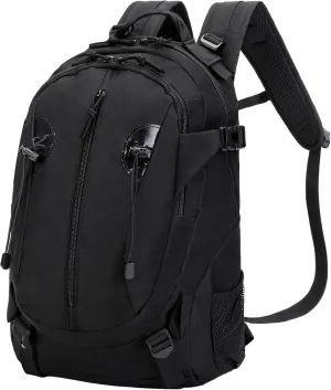 HOW'ON Hunting Backpack 30L Outdoor Waterproof Camo Hunting Pack Black