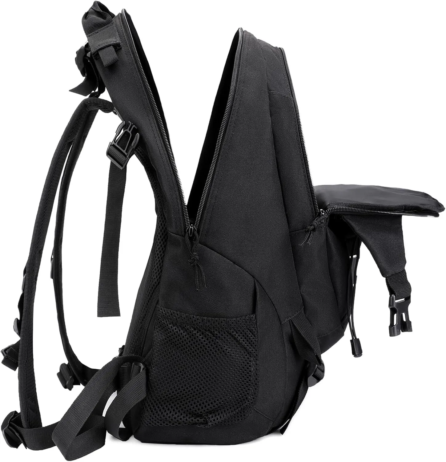 HOW'ON Hunting Backpack 30L Outdoor Waterproof Camo Hunting Pack Black