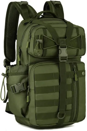 HUNTVP 30L Military Backpack, Men's Sports Backpack Tactical Backpack, 30 Litres, Miltec Backpack for Travel Trekking Cycling Outdoor Camping Hiking