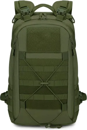 HUNTVP Military MOLLE Backpack Hunting Rucksack Gear Tactical Backpck Assault Pack Can Attach with the Vest and Belt (Army Green)