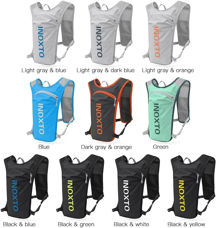 HXBER 5L Outdoor Running Backpack Bike Backpack Sports Vest Ultralight Riding Bag Women Men Breathable Jogging Sport Backpack for Camping Hiking Cycle Sport Bag