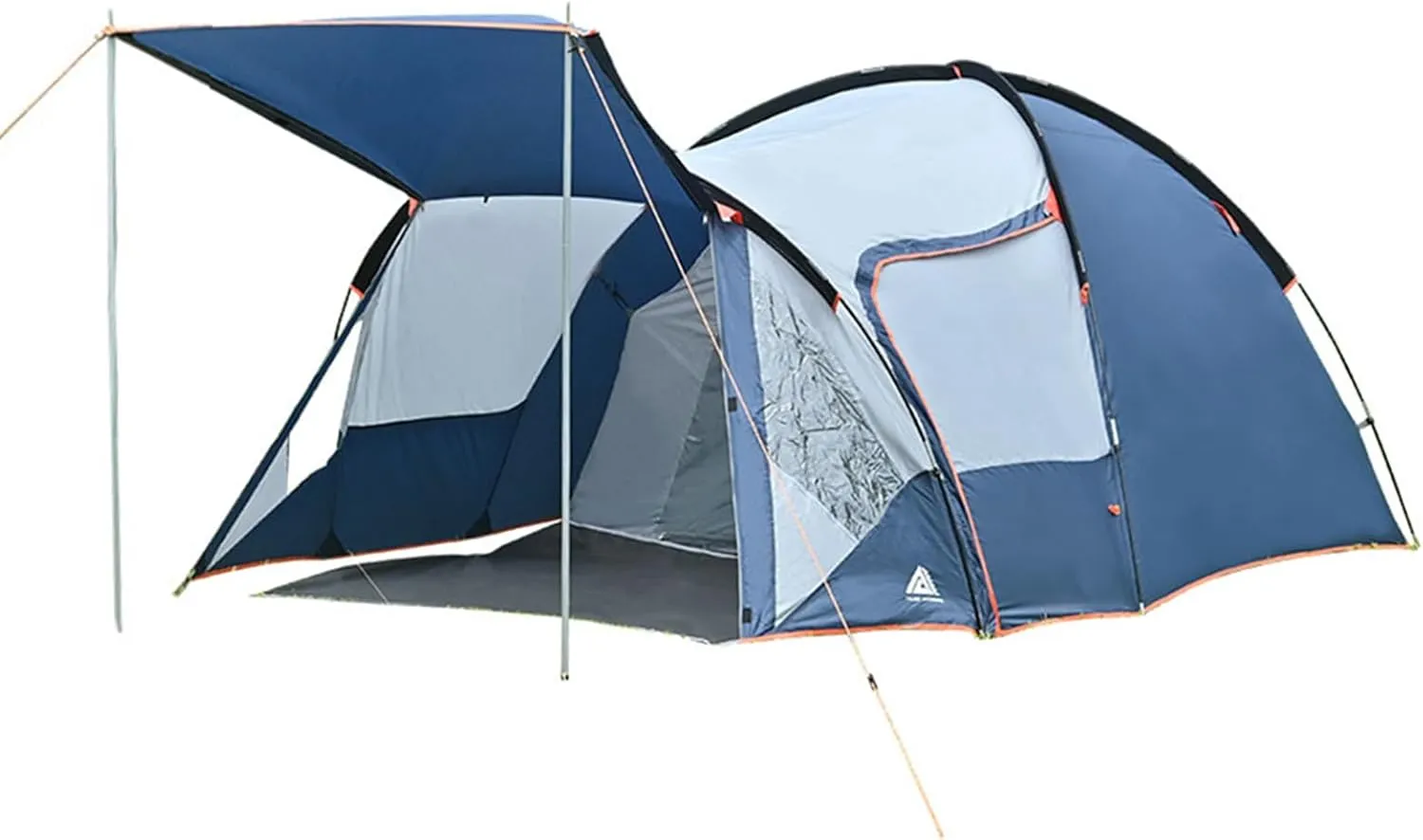 HXBER Family Backpacking Tent Double Layers Waterproof Portable Camping Tent for Outdoor Beach Camping