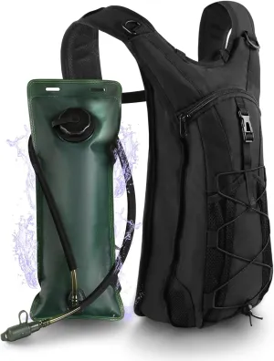 Hydration Backpack Lightweight, HOMEASY Hydration Packs 20L Waterproof with 3L TPU Water Bladder, Water Backpack for Women Men for Cycling Hiking Running Hunting Biking