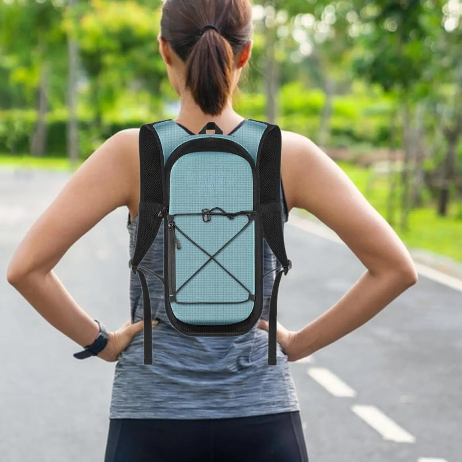 Hydration Backpack,Portable for Women Men Water Bag Practical Hiking Water Backpack Daypack for Sports Riding Outdoor