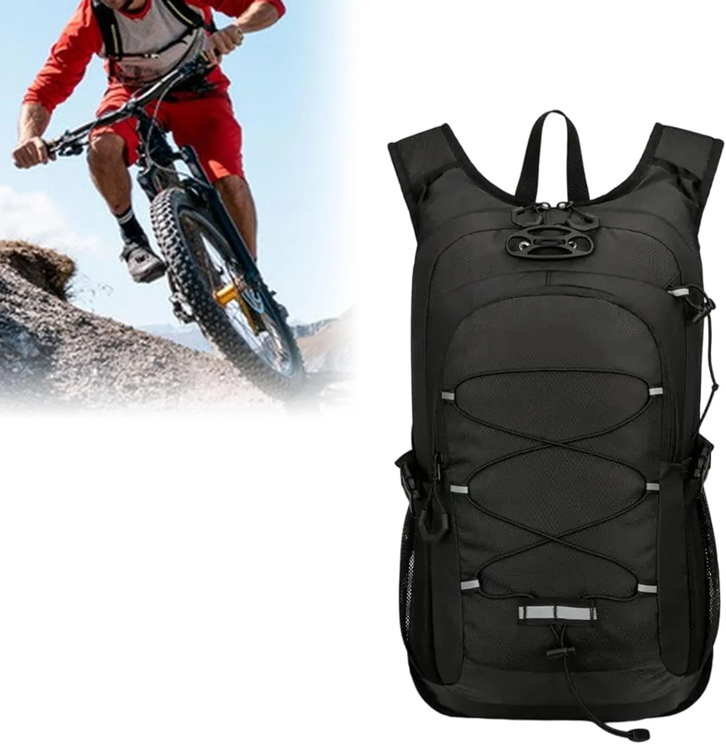 Hydration Pack Hiking Rucksack Outdoor Sports for Adults Running Backpack Hydration Backpack for Mountain Climbing Biking