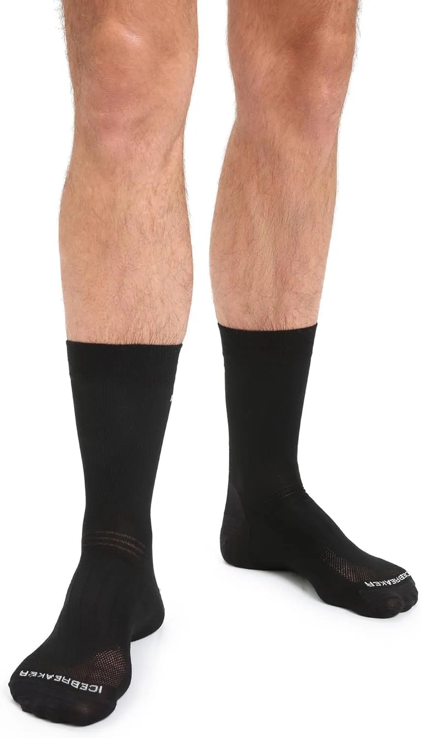 Icebreaker Men's Hike Liner Ultralight Cushion Crew Sock