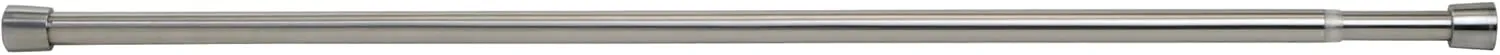 iDesign Forma Constant Tension Bathroom Shower Curtain Rod - 26-42", Small, Brushed Stainless Steel