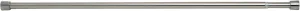 iDesign Forma Constant Tension Bathroom Shower Curtain Rod - 26-42", Small, Brushed Stainless Steel