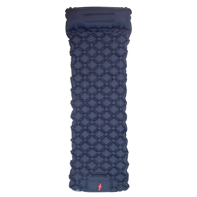 Inflatable Camping Sleeping Pad with Pillow – Ultralight, Waterproof & Built-In Pump