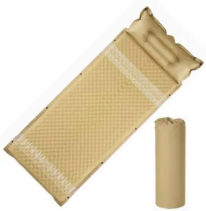 Inflatable Sleeping Mat Ultralight Sleeping Pad Compact Lightweight Camping Mattress for Tent and Family Camping Hiking Traveling,Single