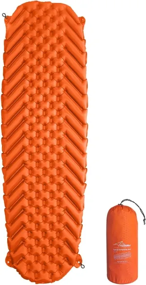 Inflatable Sleeping Pad for Camping, Ultralight Sleeping Mat for Backpacking, Hiking, Hammock Sleeping Pad Pairs with Travel Bird Hammocks