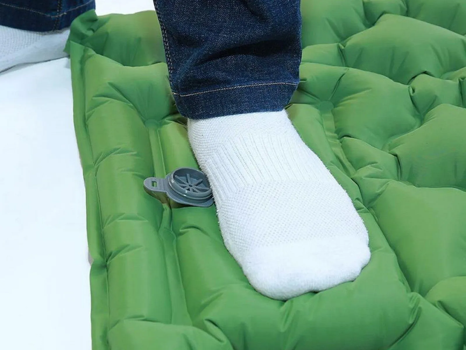Inflatable with Sleeping Green Air Comprehensive range Sleeping Camping Pad Pillow Mat Budget-friendly Mattress