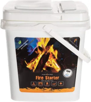 Insta-Fire Eco-Friendly Granulated Bulk Fire Starter, 2-Gallon Bucket