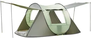 Instant Lightweight Camping Tent Pop Up, Outdoor Easy Set Up Automatic Family Travel Tents, Portable Backpacking Ultralight Waterproof Windproof Sun Shelter Tent