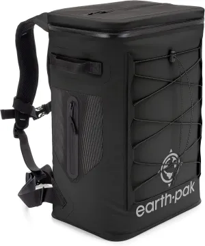 Insulated Backpack Cooler Holds 24 or 35 Cans for 72 Hours - Perfect Lunch or Drink Bag for Camping, Hiking, Fishing, Kayaking, Sports, or Beach - 100% Waterproof Heavy Duty Construction by Earth Pak