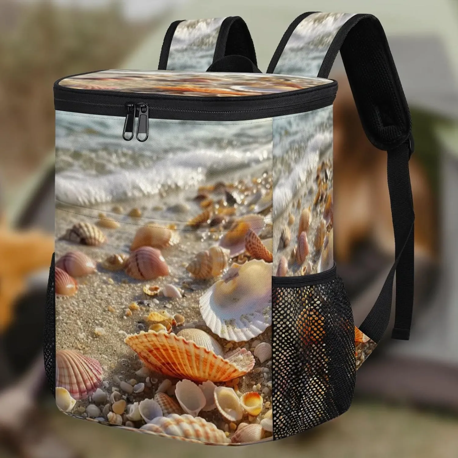 Insulated Cooler Backpack 30 Cans, Leak Proof Cooler Bag, Backpack Coolers for Picnic Hiking Camping Beach
