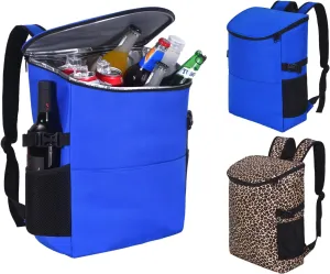 Insulated Leak Proof Cooler Backpack - Lightweight Foldable Cooler Bag for Men & Women, Yeti Backpack Cooler Style, Perfect for Camping Hiking Picnic Beach Travel.